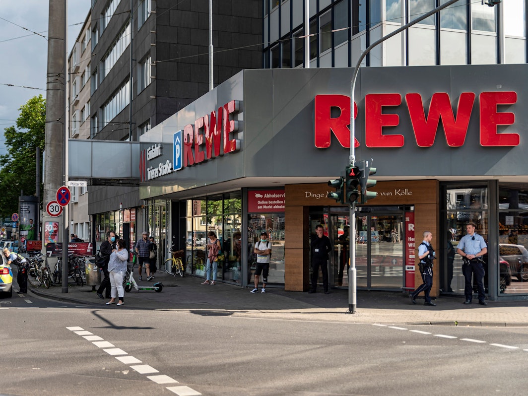 Ein Rewe-Markt in Köln (Symbolfoto)