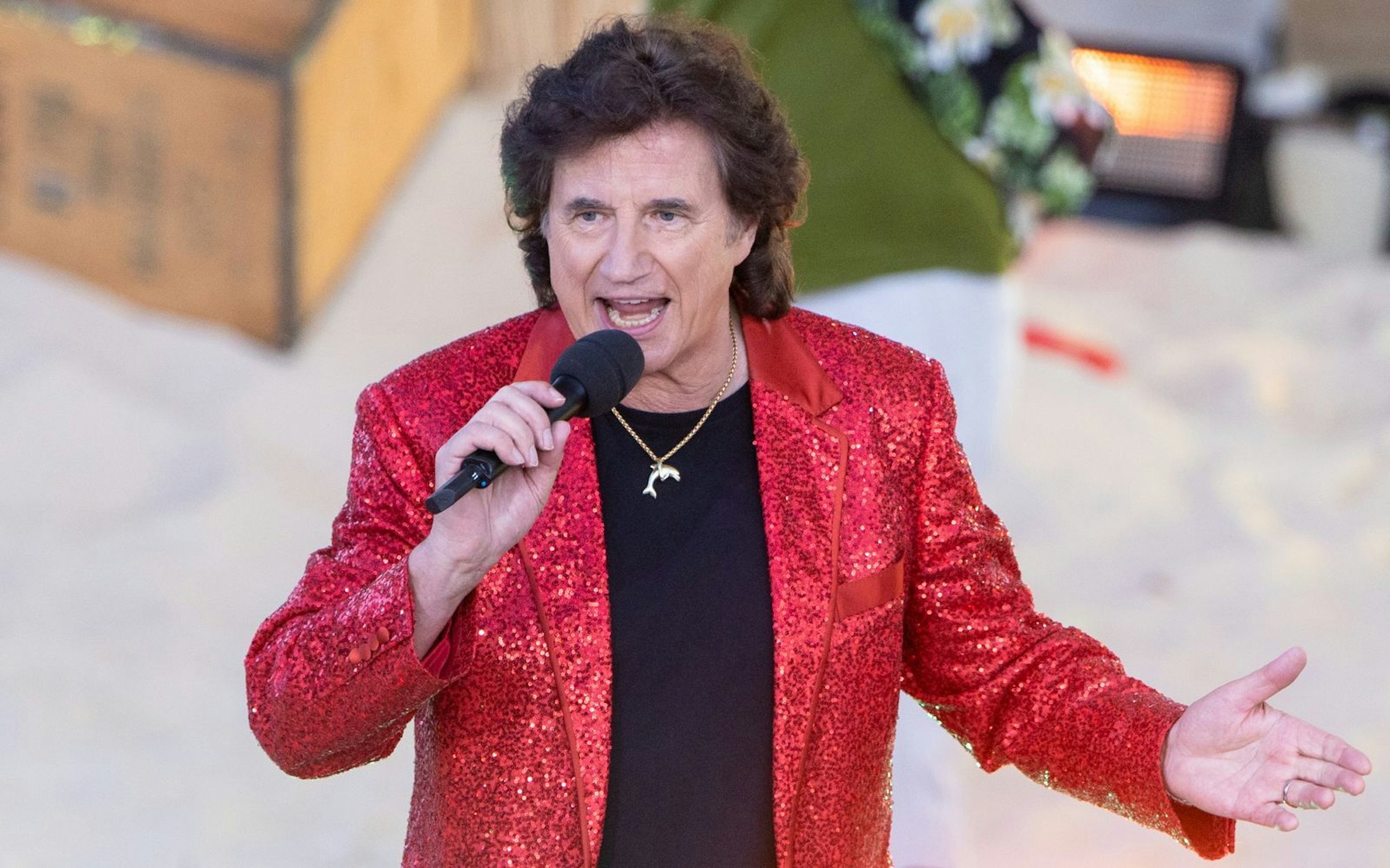 Seit sich die Flippers auflösten, steht Olaf Malelopski alleine auf der Bühne, unter dem Künstlernamen Olaf der Flipper. (Bild: 2022 Getty Images/Joshua Sammer)