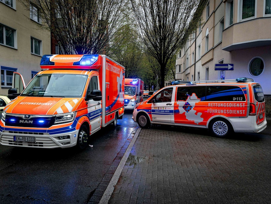 Großeinsatz der Polizei in Witten