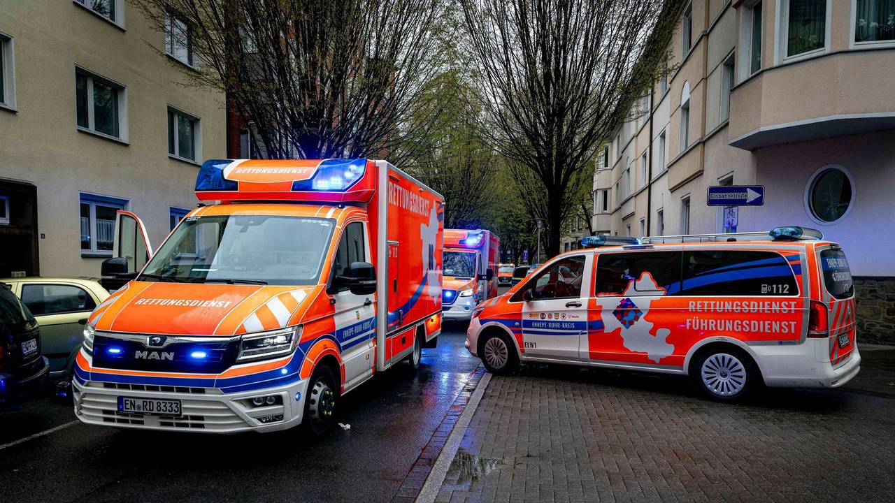 Großeinsatz der Polizei in Witten