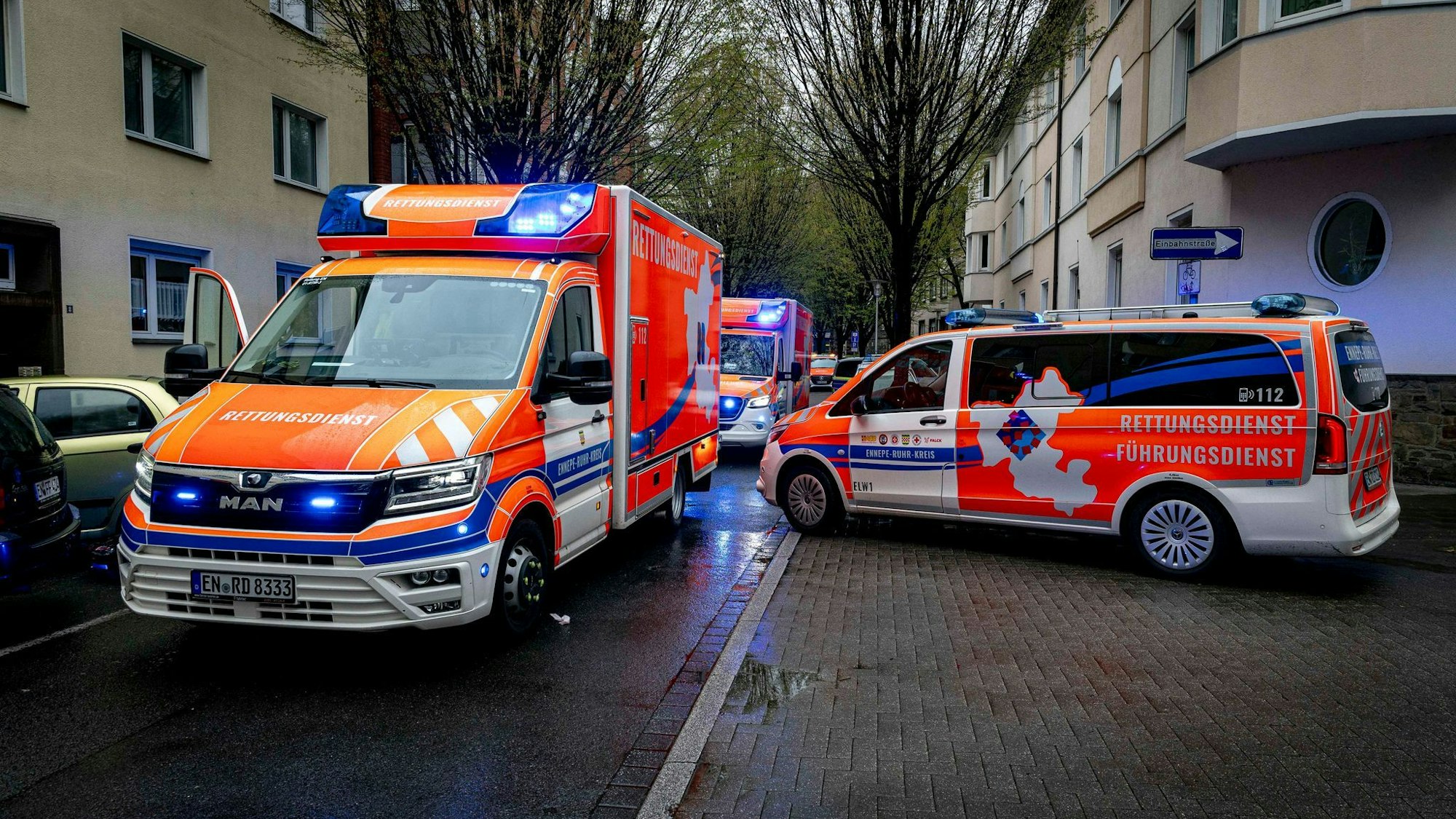 Großeinsatz der Polizei in Witten