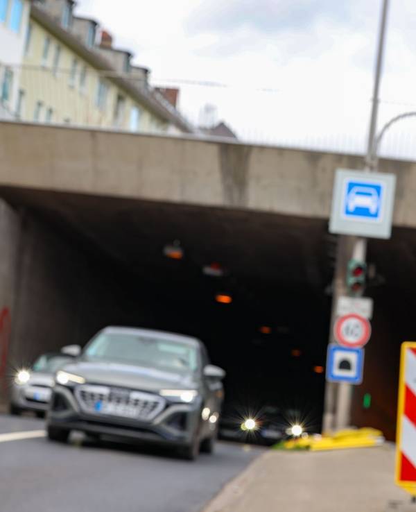 Rheinufertunnel bleibt einen Monat gesperrt