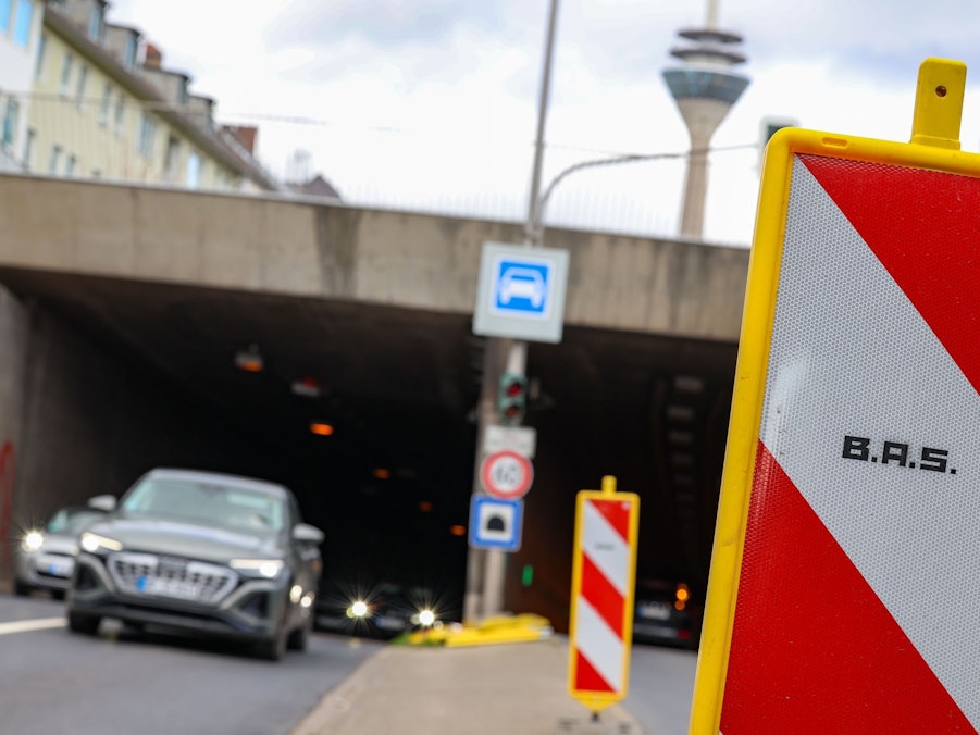 Rheinufertunnel bleibt einen Monat gesperrt
