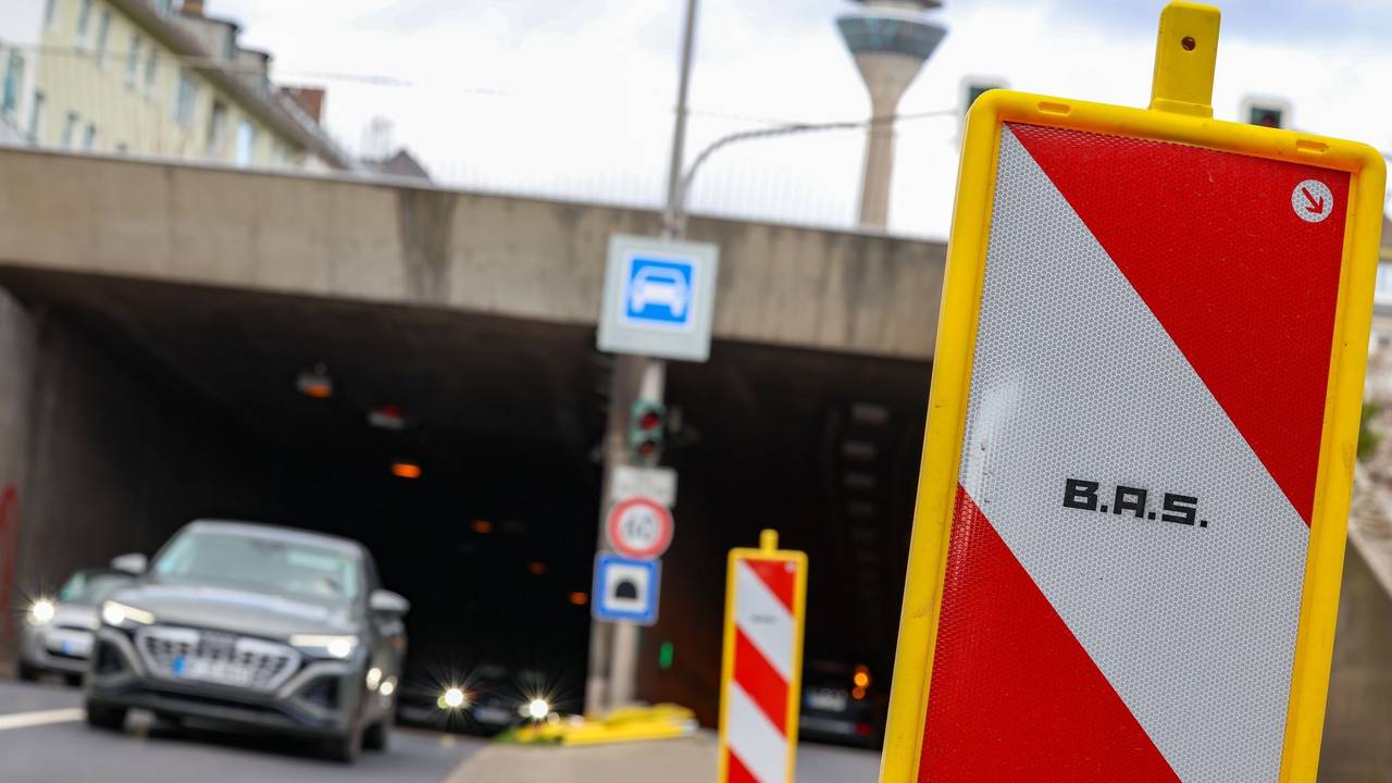 Rheinufertunnel bleibt einen Monat gesperrt