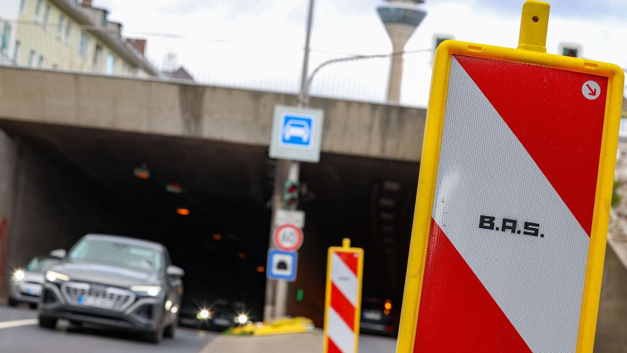 Rheinufertunnel bleibt einen Monat gesperrt