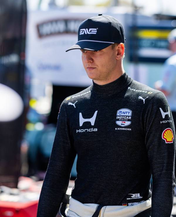 Mick Schumacher vor dem IndyCar-Rennen in Arlington.