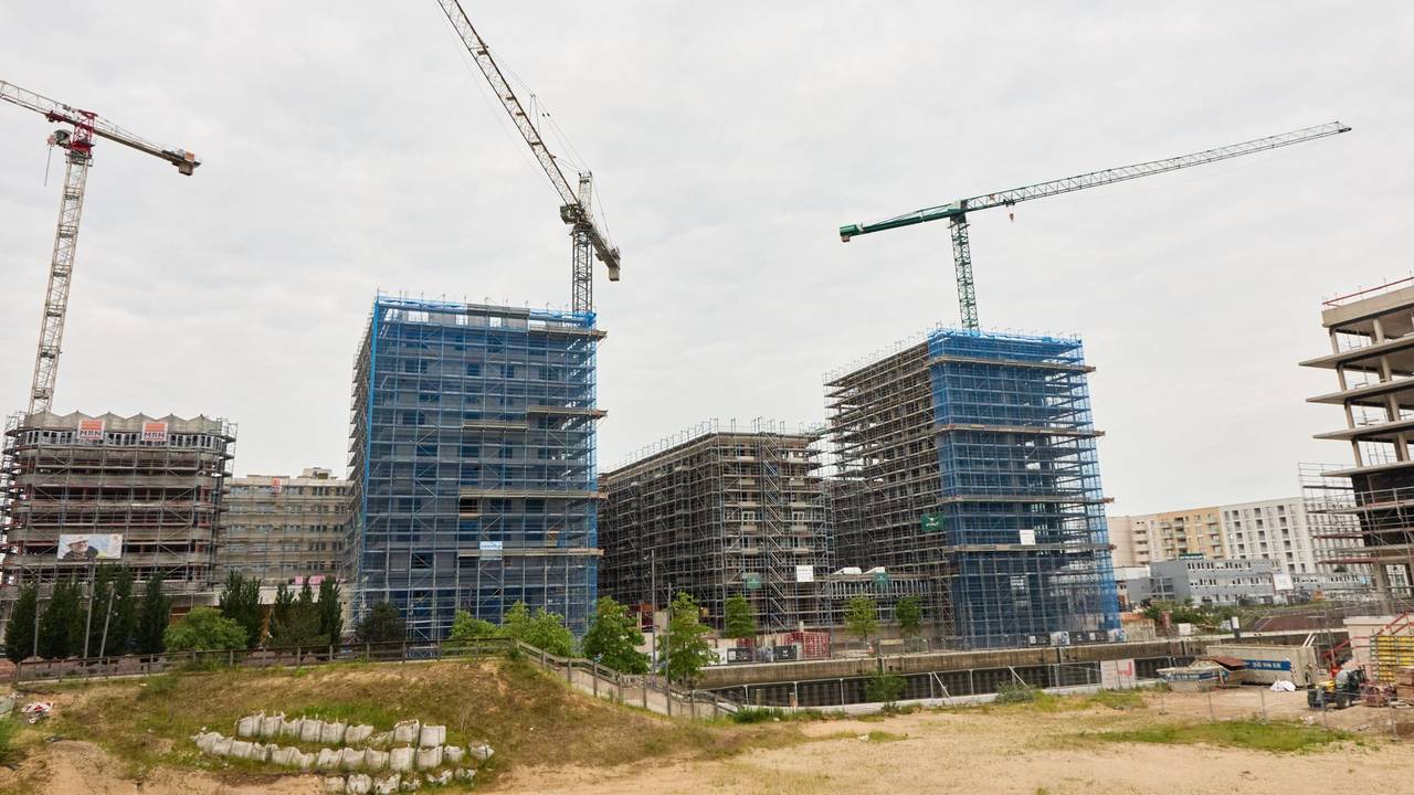 Baustelle in Hamburg