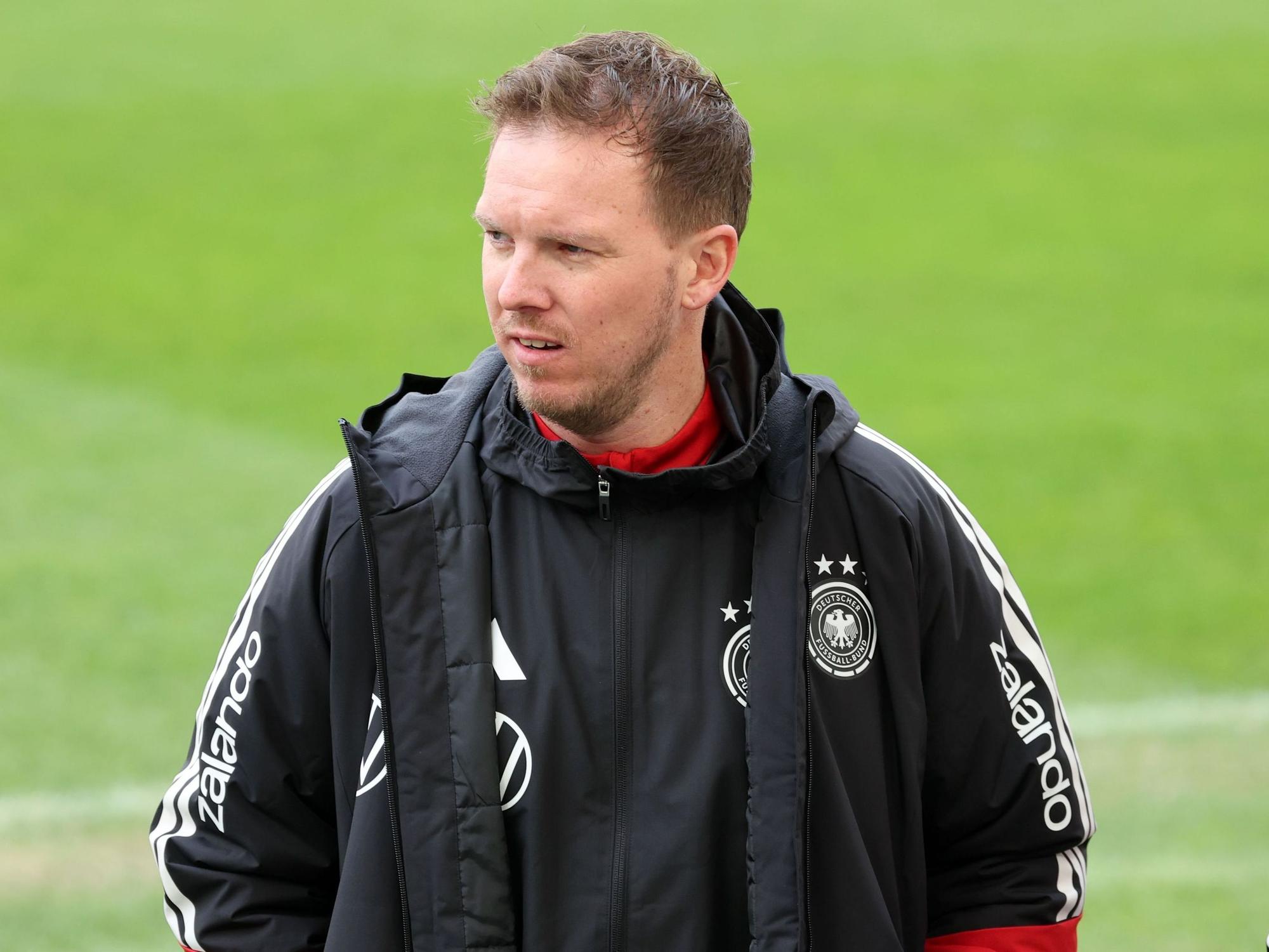 Bundestrainer Julian Nagelsmann (Deutschland) während des Abschlusstrainings.