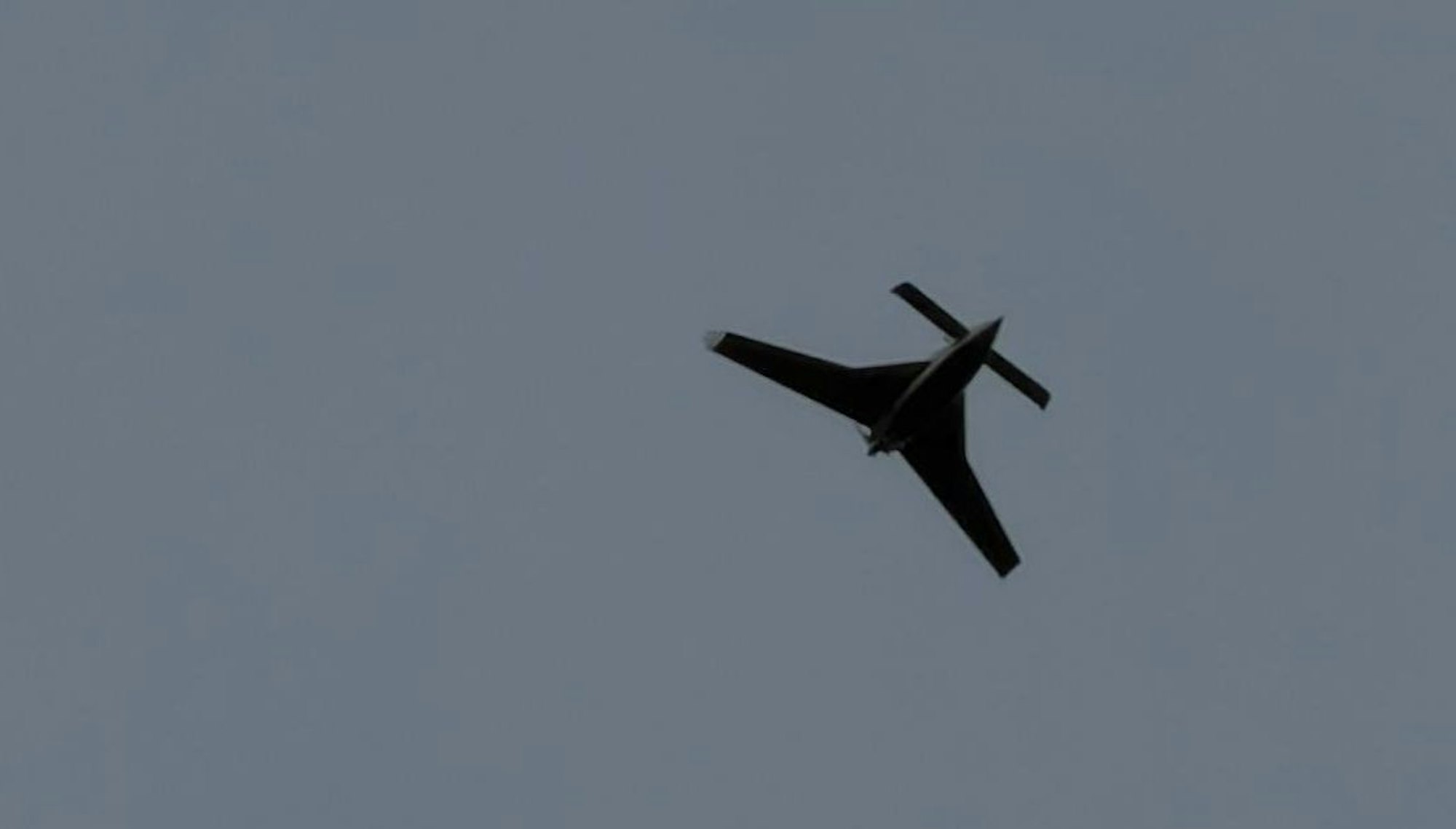 Dieses mysteriöse Flugobjekt wurde über Köln gesehen.