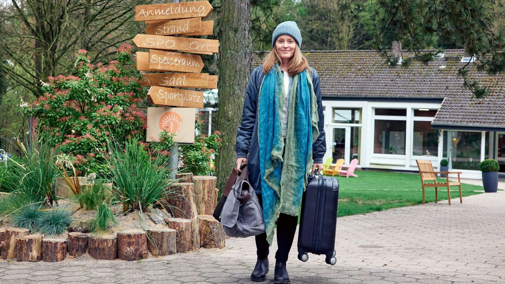 Die gut organisierte Journalistin Suse (Silke Bodenbender) checkt in eine Kurklinik an der Nordsee ein. Dort lernt sie fünf andere Frauen kennen, die alle irgendwie in der Krise stecken. (Bild: Sandra Hoever / ZDF / Network Movie)