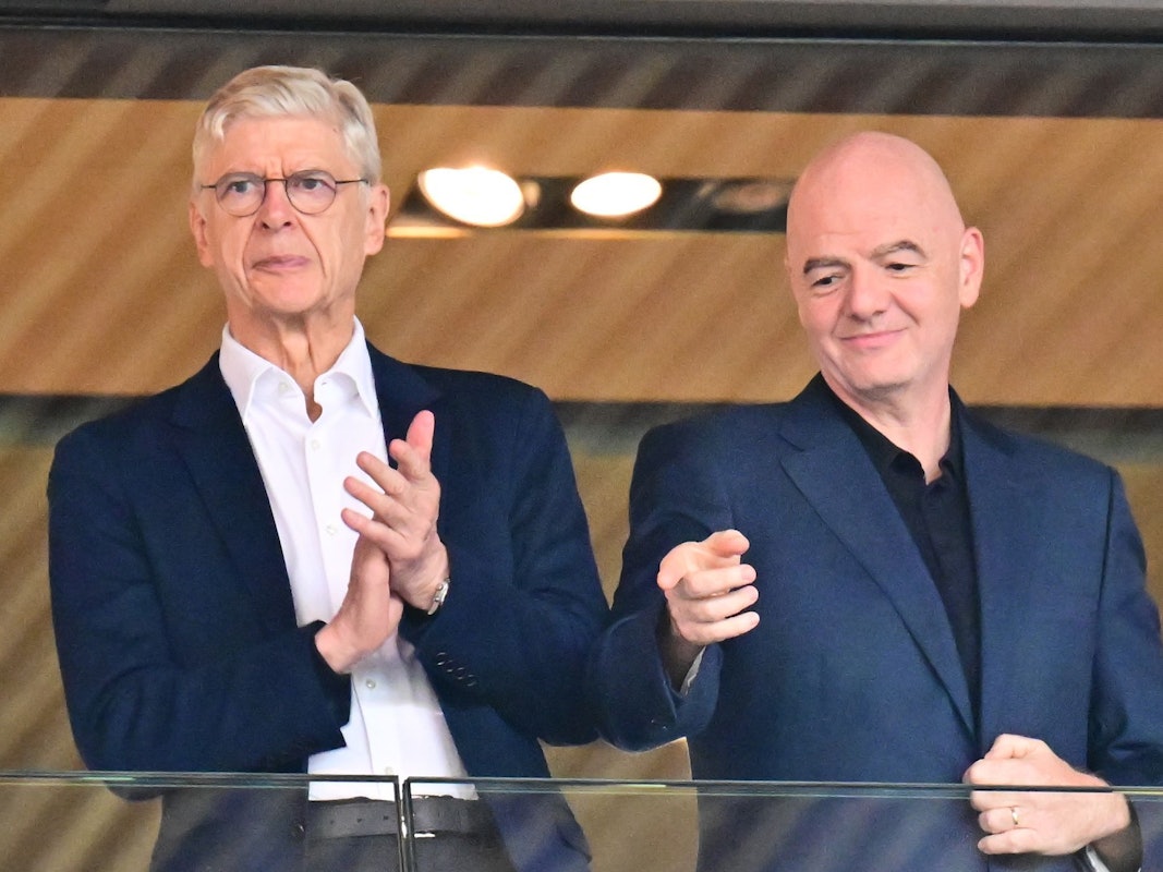 Gianni Infantino und Arsène Wenger