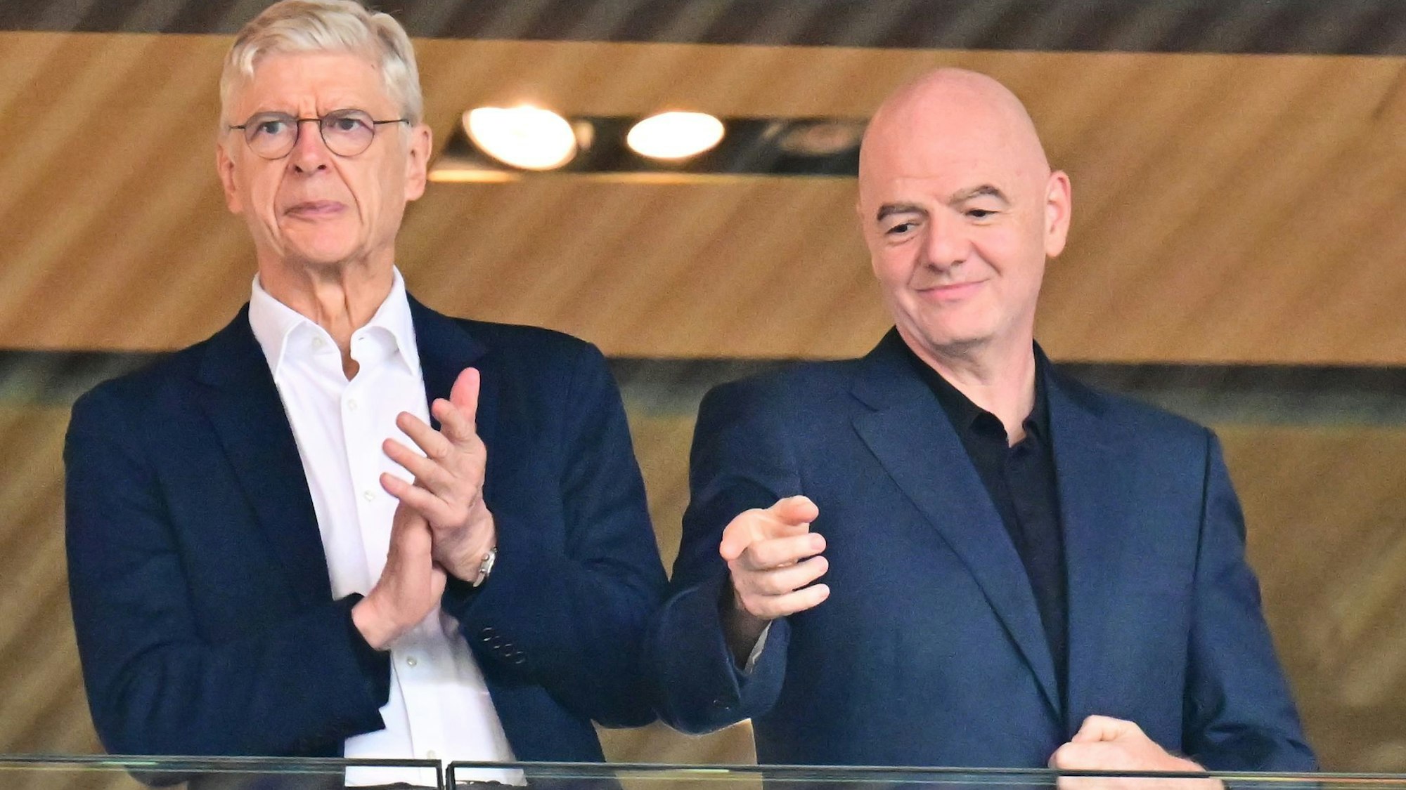 Gianni Infantino und Arsène Wenger