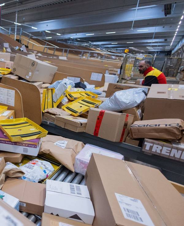 Paketbeförderung bei DHL