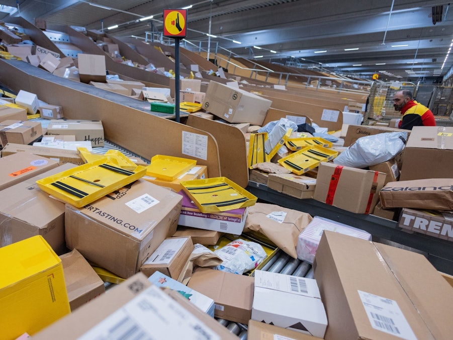 Paketbeförderung bei DHL