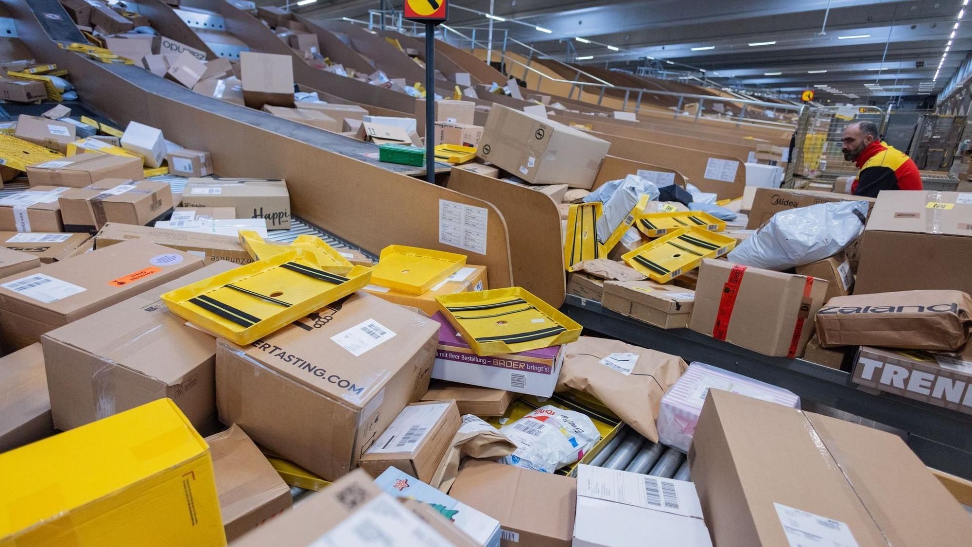 Paketbeförderung bei DHL