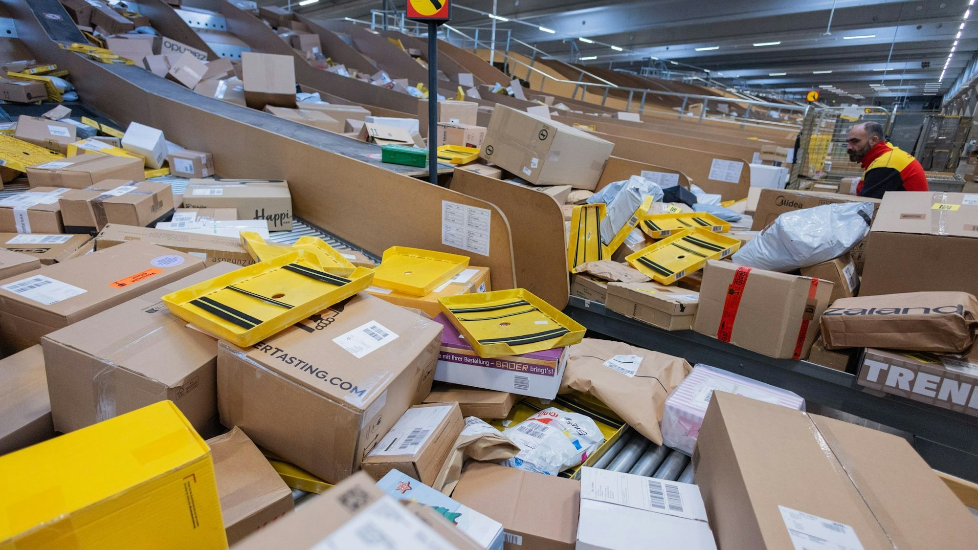 Paketbeförderung bei DHL