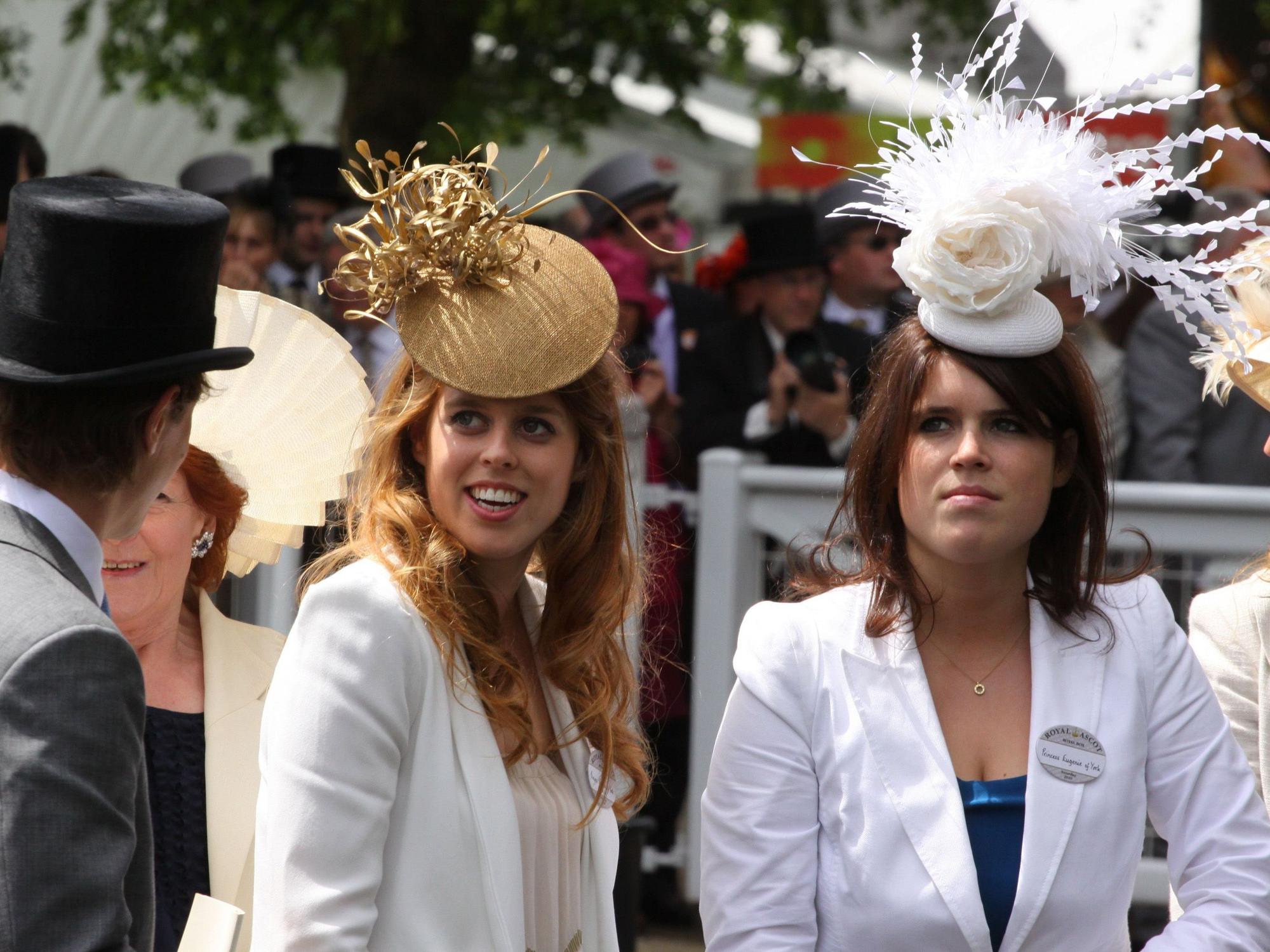 Die Prinzessinnen Eugenie und Beatrice beim Royal Ascot.