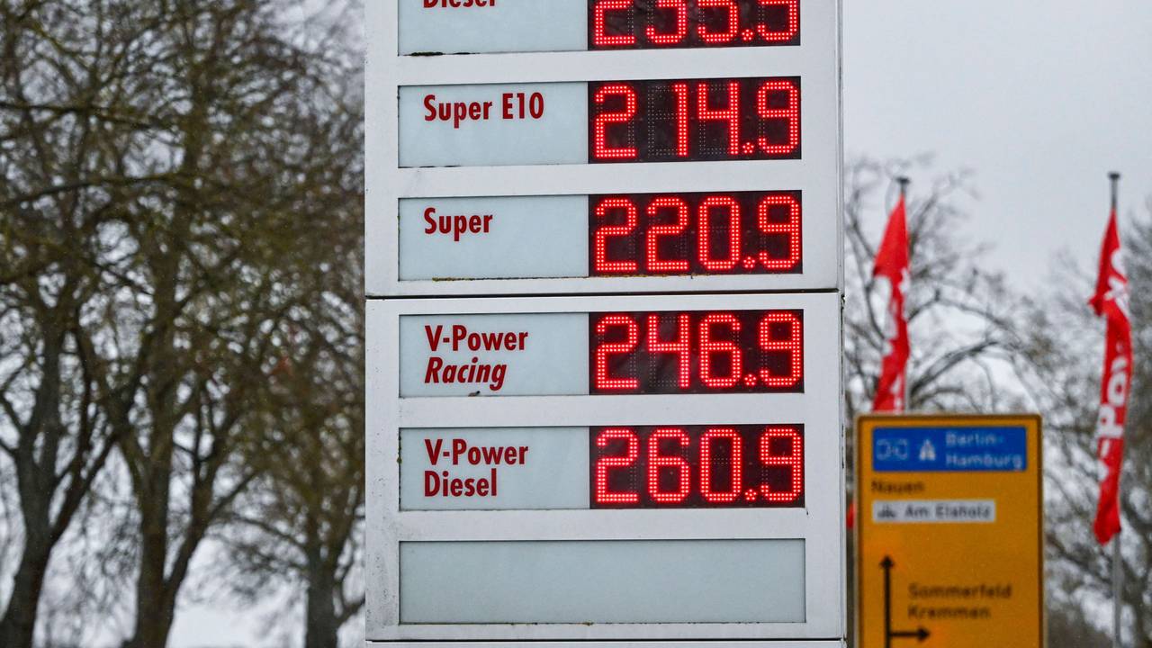 Preise an einer Tankstelle am 31. März 2026 in Brandenburg