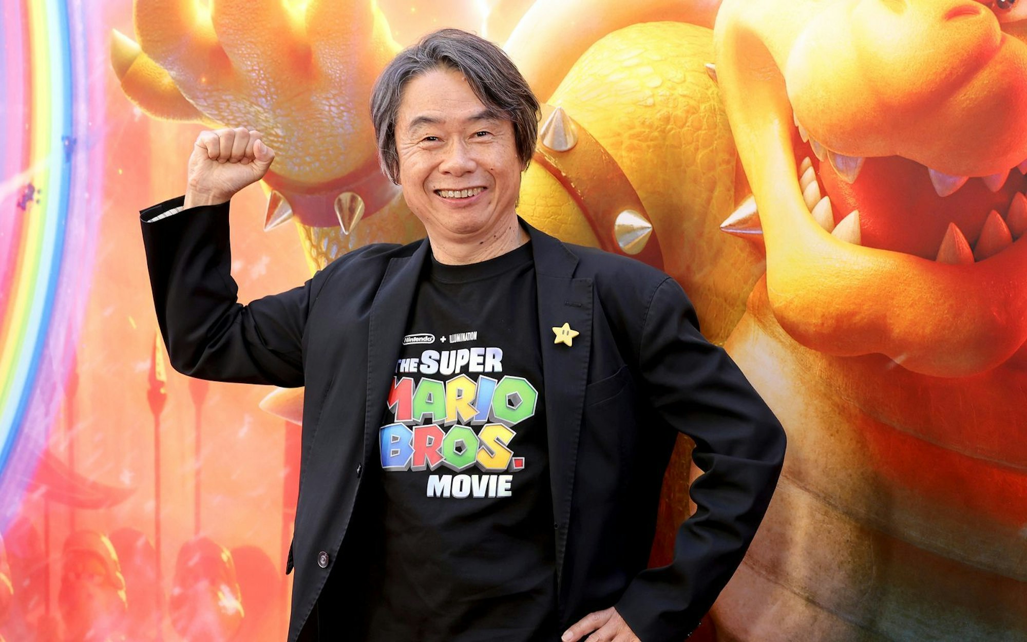 Shigeru Miyamoto ist auch bei der Entwicklung der „Super Mario“-Filme involviert. Sowohl bei „Der Super Mario Bros. Film“ als auch bei „Der Super Mario Galaxy Film“ wirkte er als Produzent. (Bild: 2023 Getty Images/Amy Sussman)