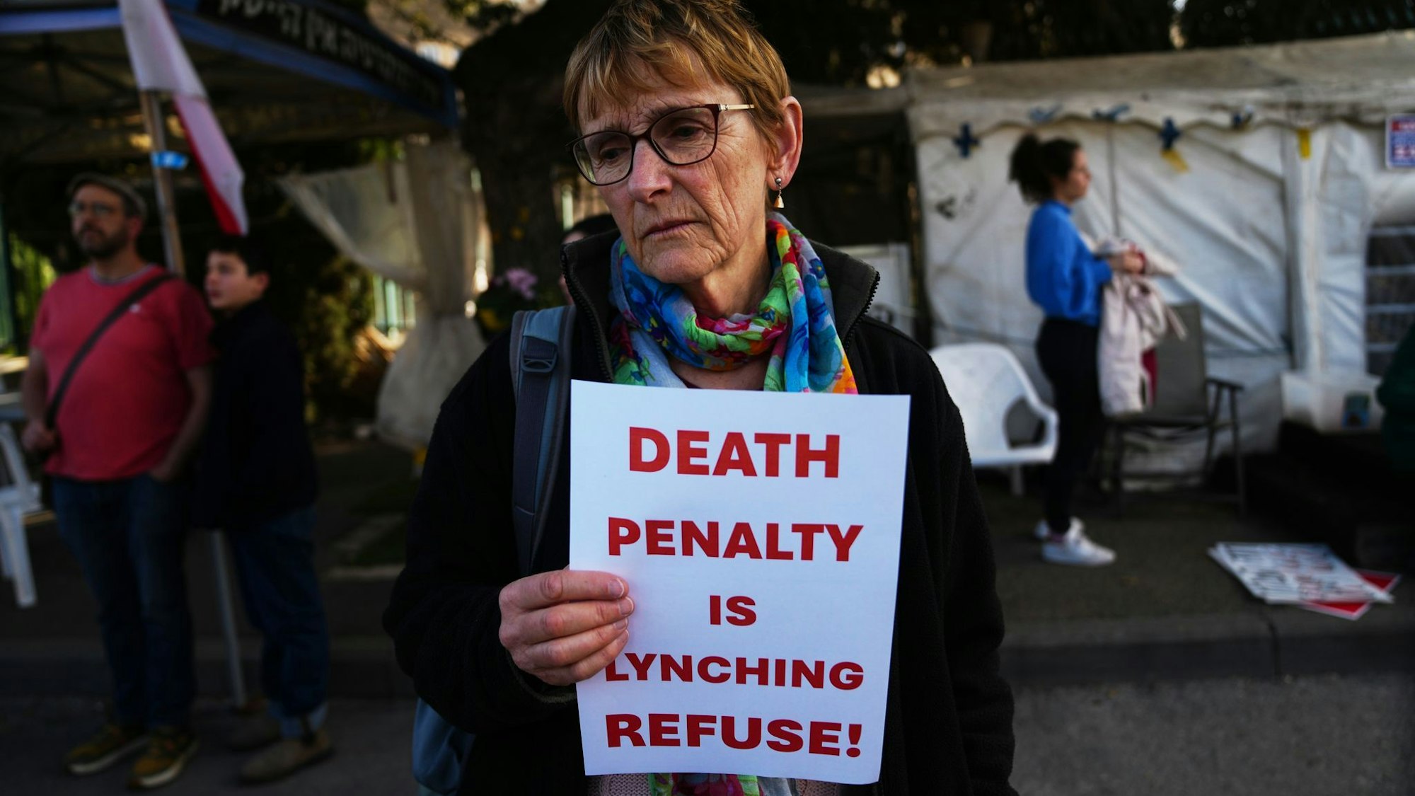 Proteste gegen Israels Beschluss zur Todesstrafe für Terroristen