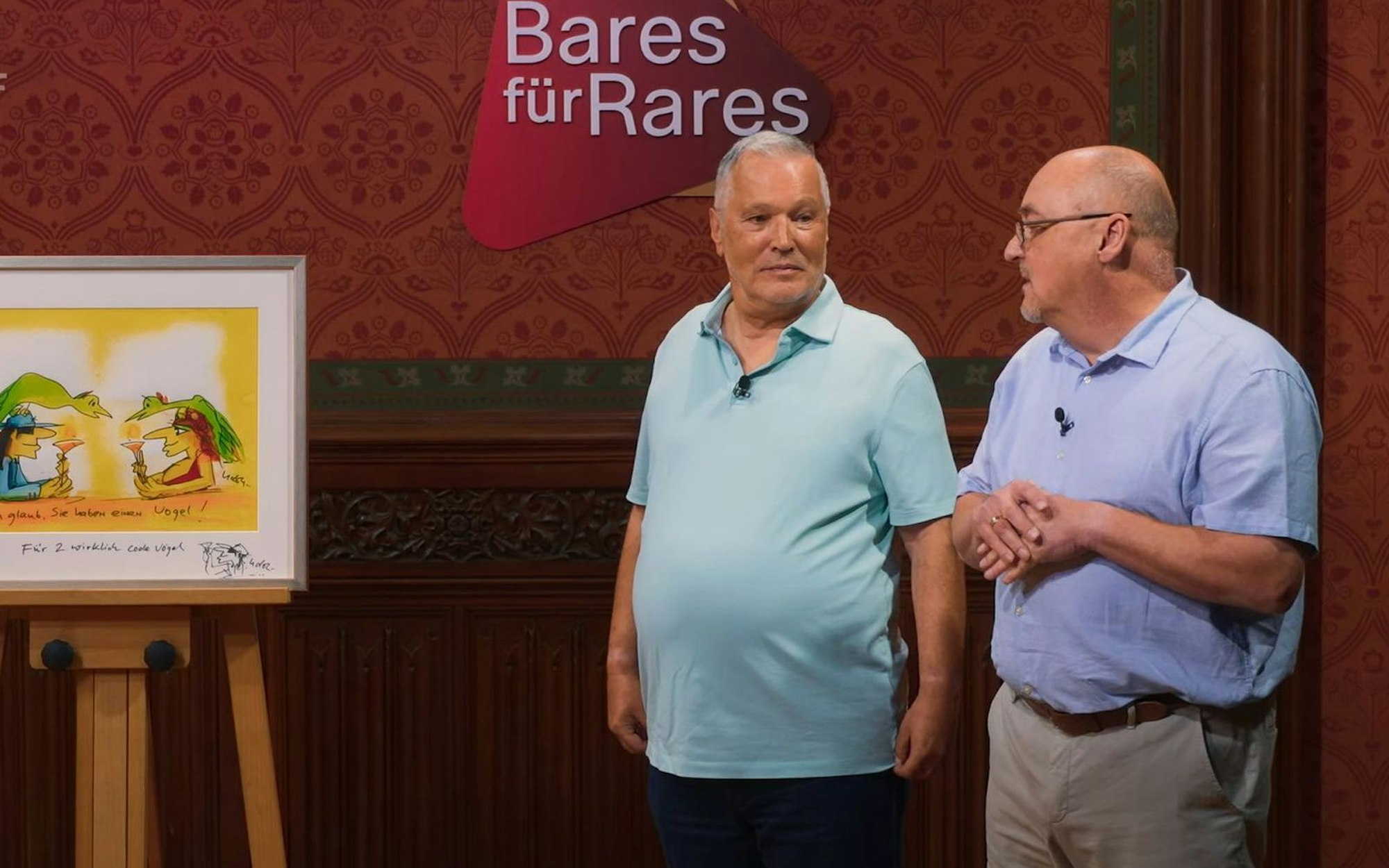 Verkäufer Thomas (rechts) bewies Verhandlungsgeschick. (Bild: ZDF)