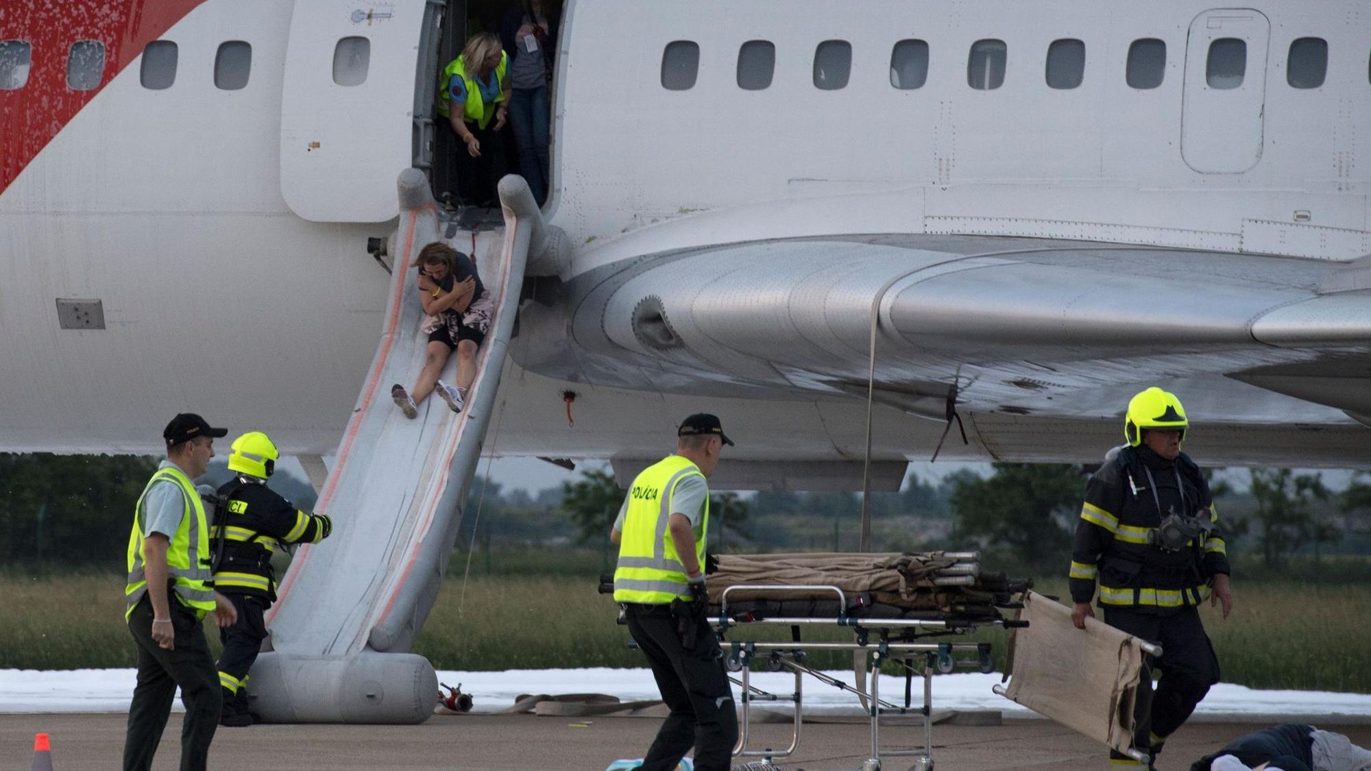 Flugzeug-Evakuierung