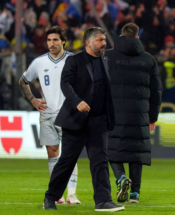 Enttäuschung bei Gennaro Gattuso und seinen Spielern.