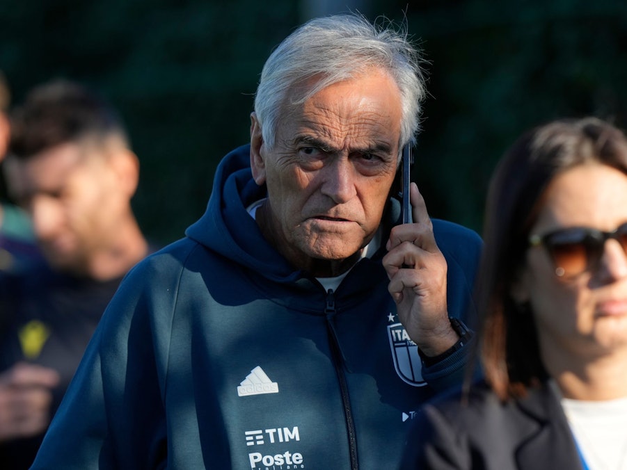 Der Präsident von Italiens Fußballverband, Gabriele Gravina.