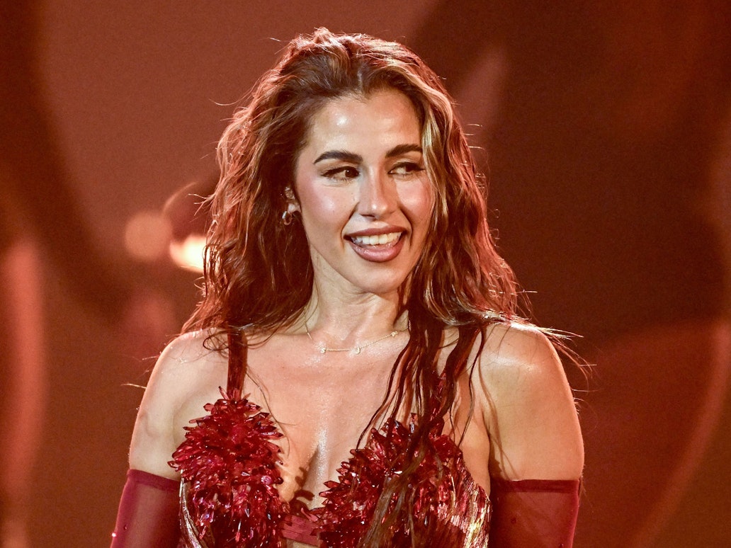 Sarah Engels vertritt Deutschland beim Eurovision Song Contest. Das Foto zeigt die Musikerin beim Vorentscheid.