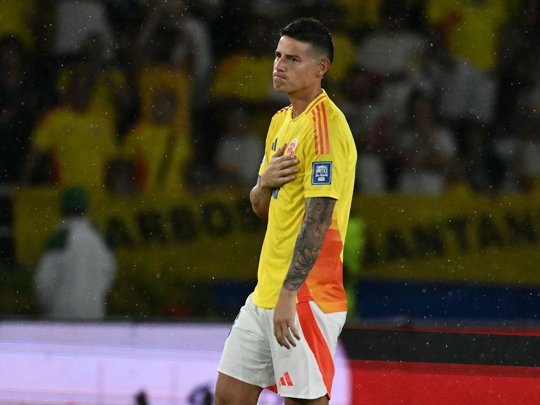 James Rodriguez musste nach dem Freundschaftsspiel zwischen Kolumbien und Frankreich (1:3) drei Tage in einem Krankenhaus behandelt werden.