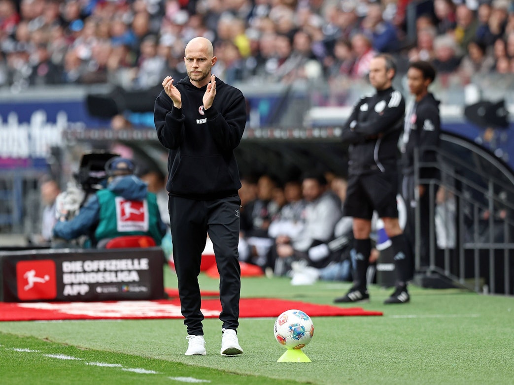 René Wagner in seiner Coaching-Zone.