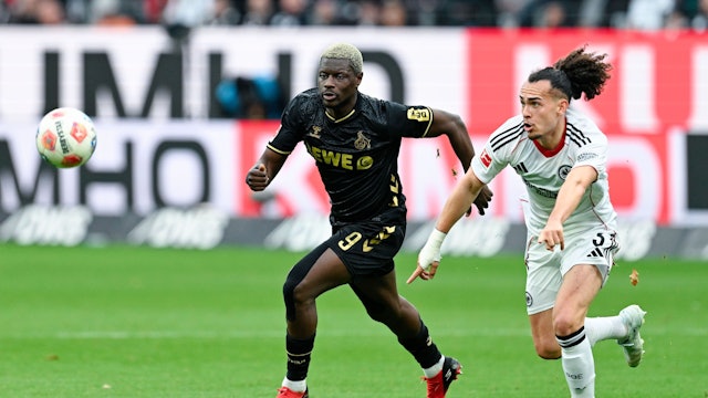 Ragnar Ache im Duell mit Arthur Theate.