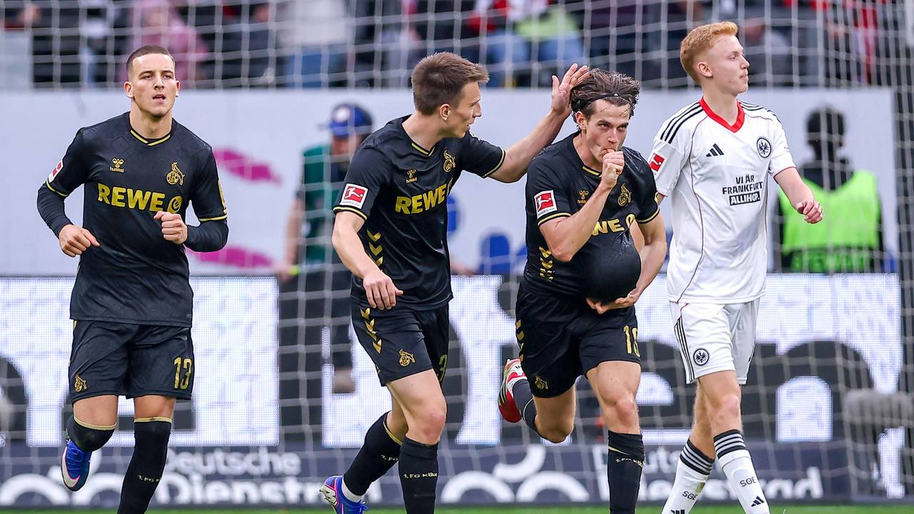 Jakub Kaminski jubelt gegen Frankfurt.