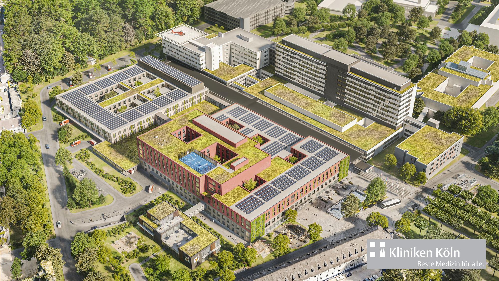 So soll der Gesundheitscampus in Merheim aussehen.