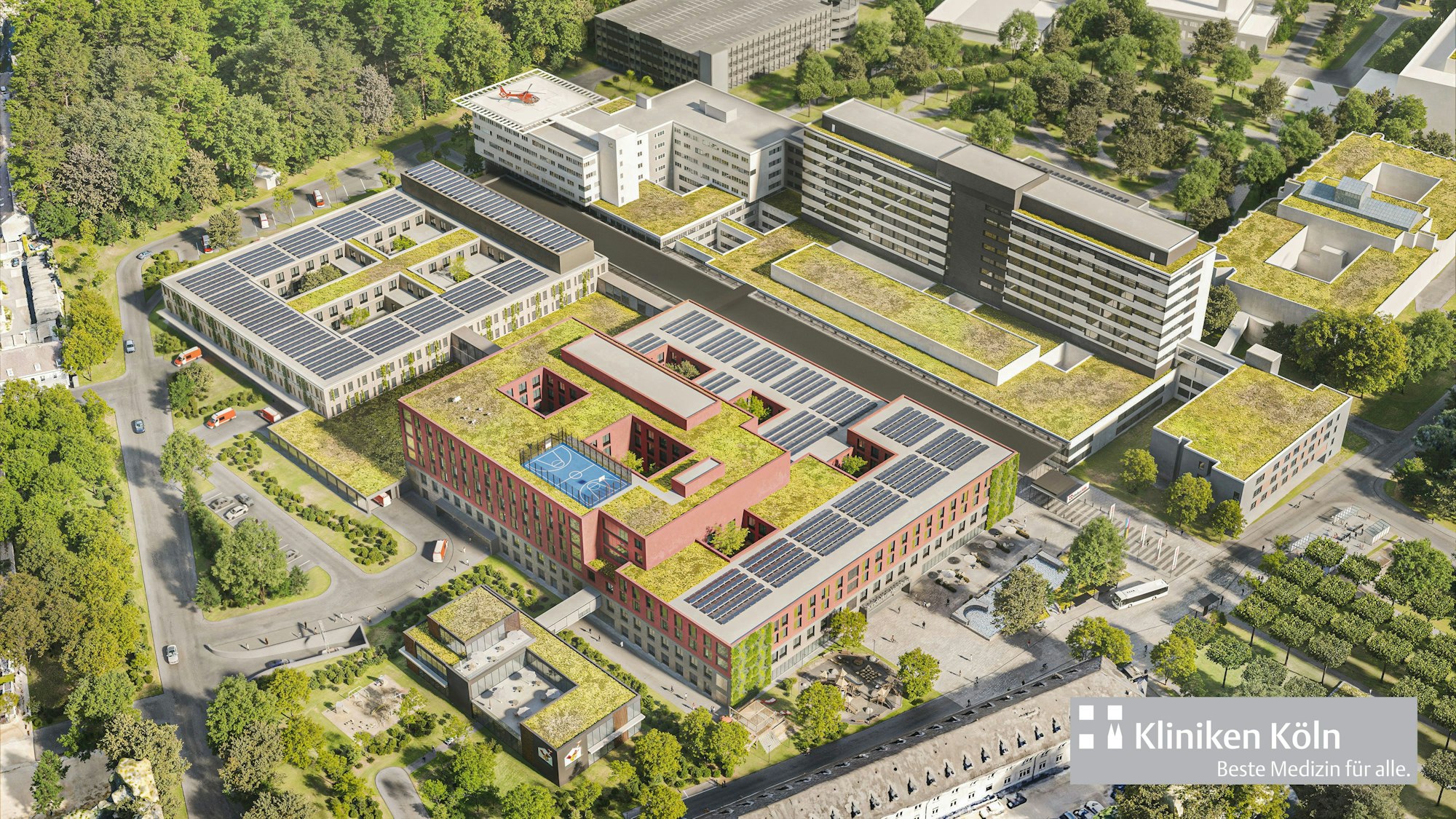 So soll der Gesundheitscampus in Merheim aussehen.