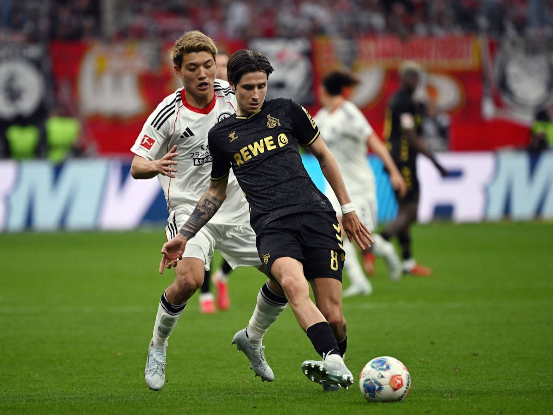 Denis Huseinbasic behauptet den Ball gegen Ritsu Doan.