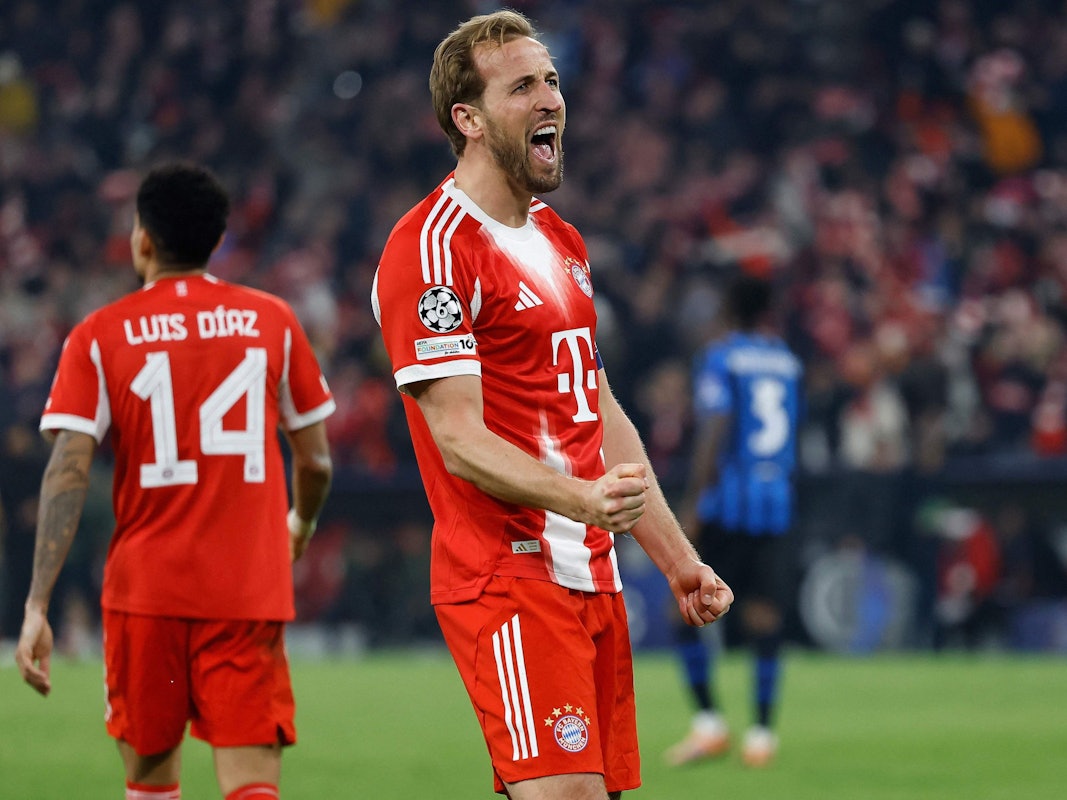 Harry Kane jubelt nach seinem Treffer.