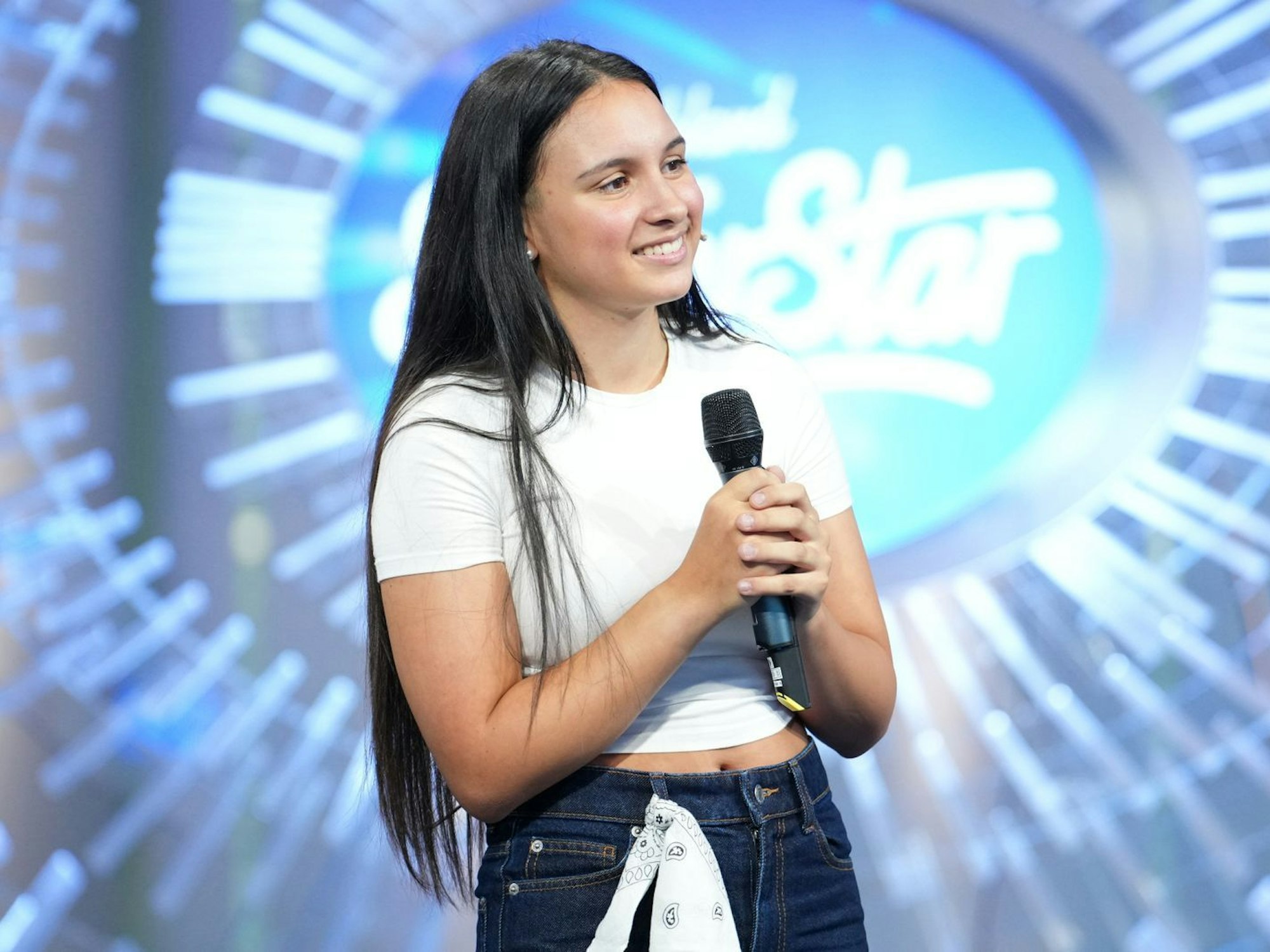 Die Beste des Tages - mit „300 Kilometer Abstand“, wie Dieter Bohlen lobte: Valentina Wagner (16). (Bild: RTL / Stefan Gregorowius)