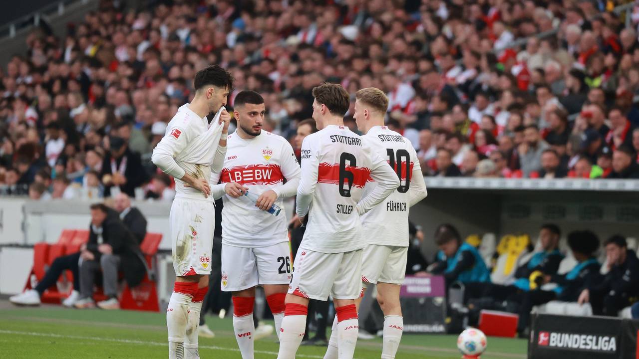 Atakan Karazor, Deniz Undav, Angelo Stiller und Chris Führich.