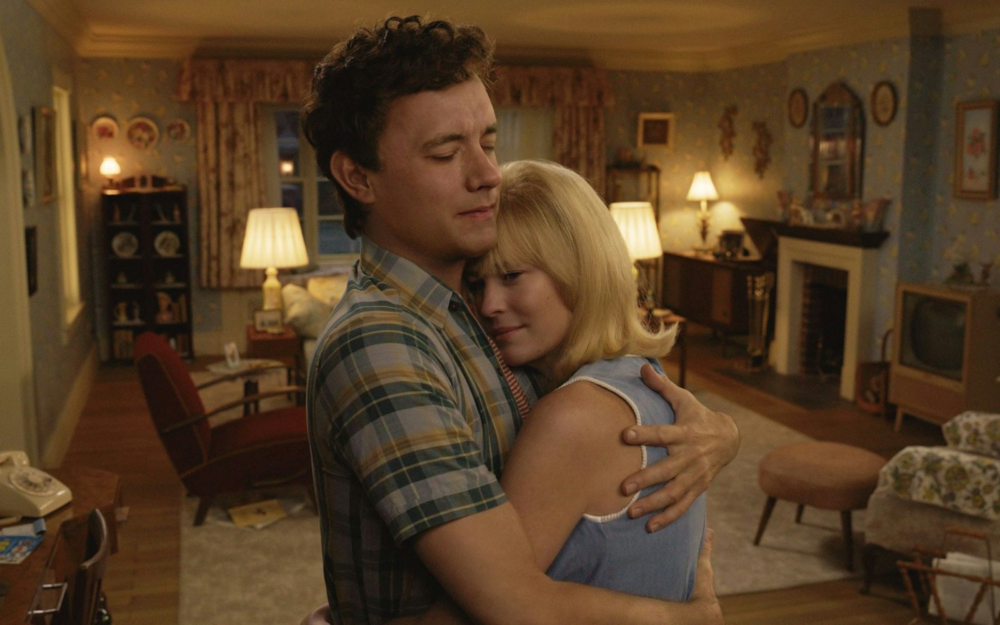 2024 waren Tom Hanks und Robin Wright im „'Forrest Gump'-Reunion“ „Here“ zu sehen. (Bild: DCM)