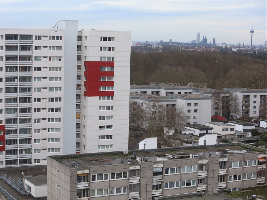 Das Görlinger-Zentrum. Seit Jahren kämpfen Mieter und Mieterinnen gegen die zum Teil unhaltbaren Zustände.