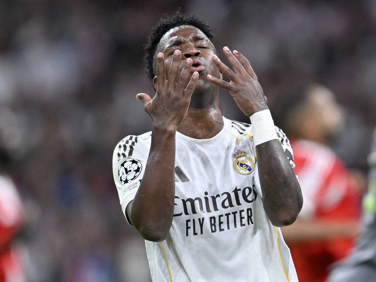 Vinicius Junior zeigte gegen Bayern München auch wieder Emotionen.