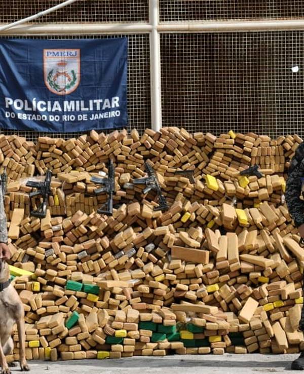 Rekordfund in Rio: Fast 50 Tonnen Marihuana