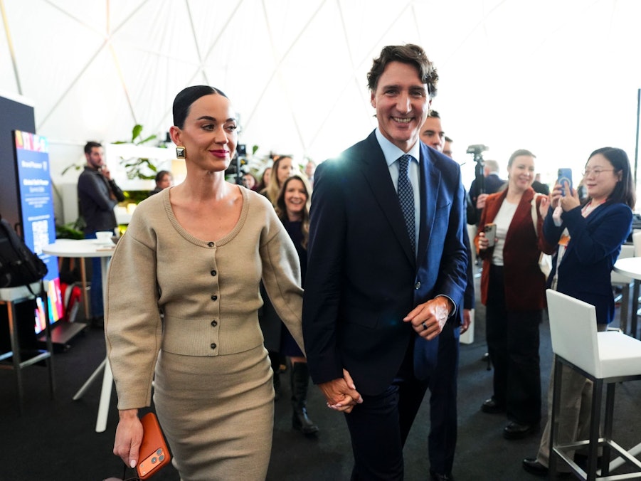 Katy Perry und Freund Justin Trudeau
