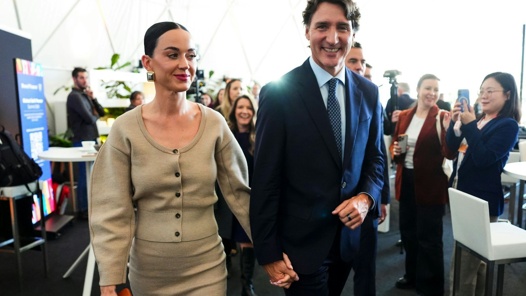 Katy Perry und Freund Justin Trudeau