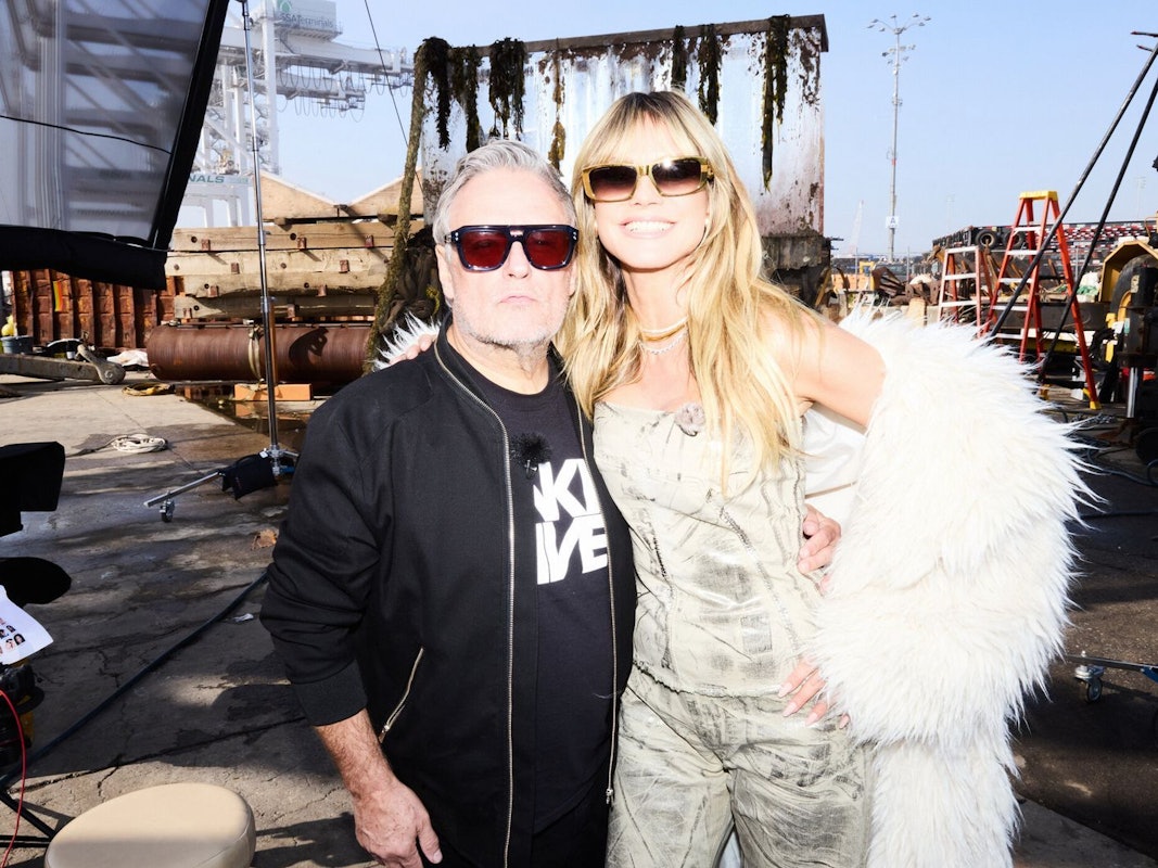 Rankin und Heidi Klum freuen sich auf ihre „High-Fashion-Fische“. (Bild: ProSieben/Max Montgomery)