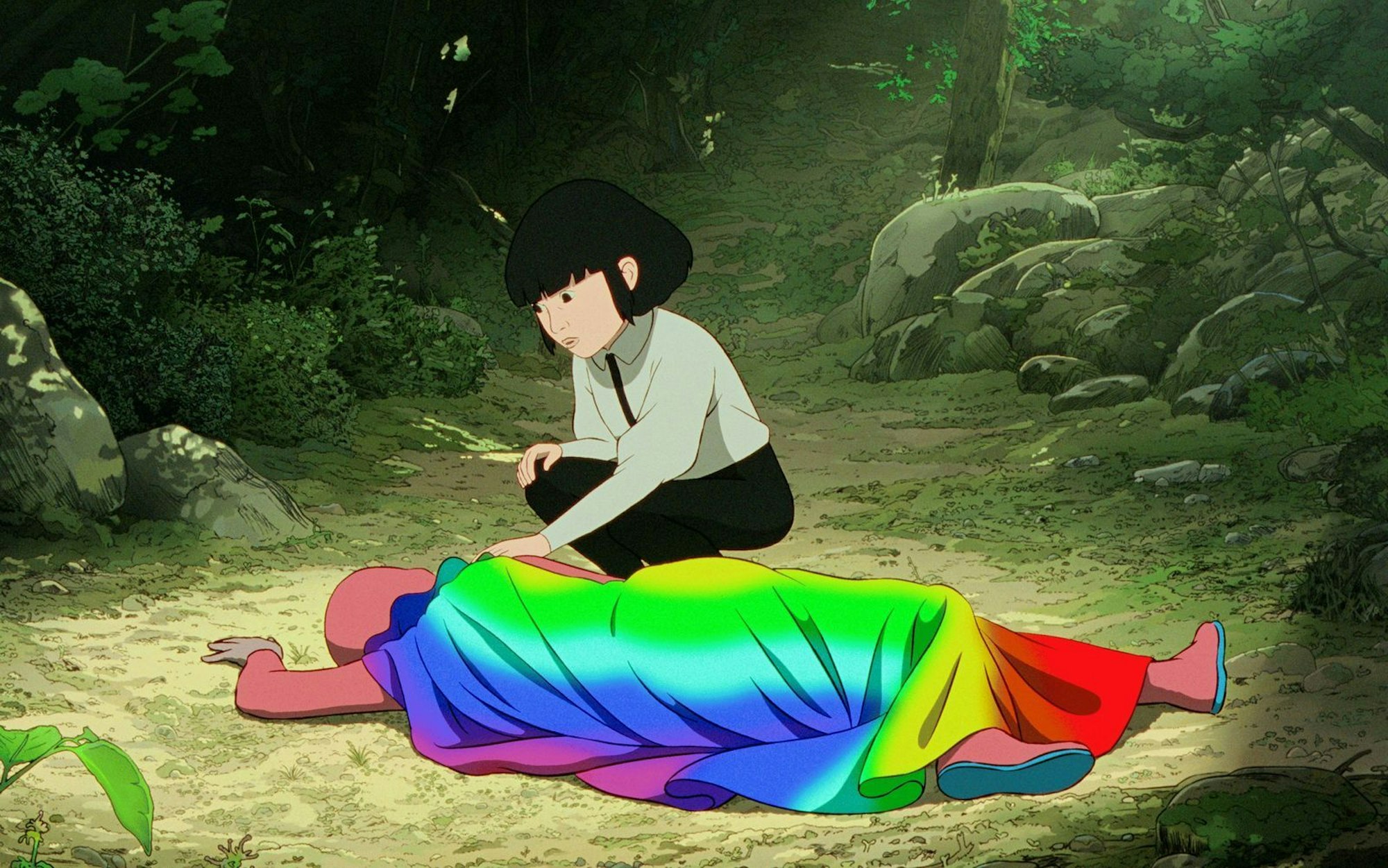 Iris trifft in „Arco - Eine fantastische Reise durch die Zeiten“ auf einen abgestürzten Zeitreisenden. (Bild: Wild Bunch Germany/Remembers/MountainA)