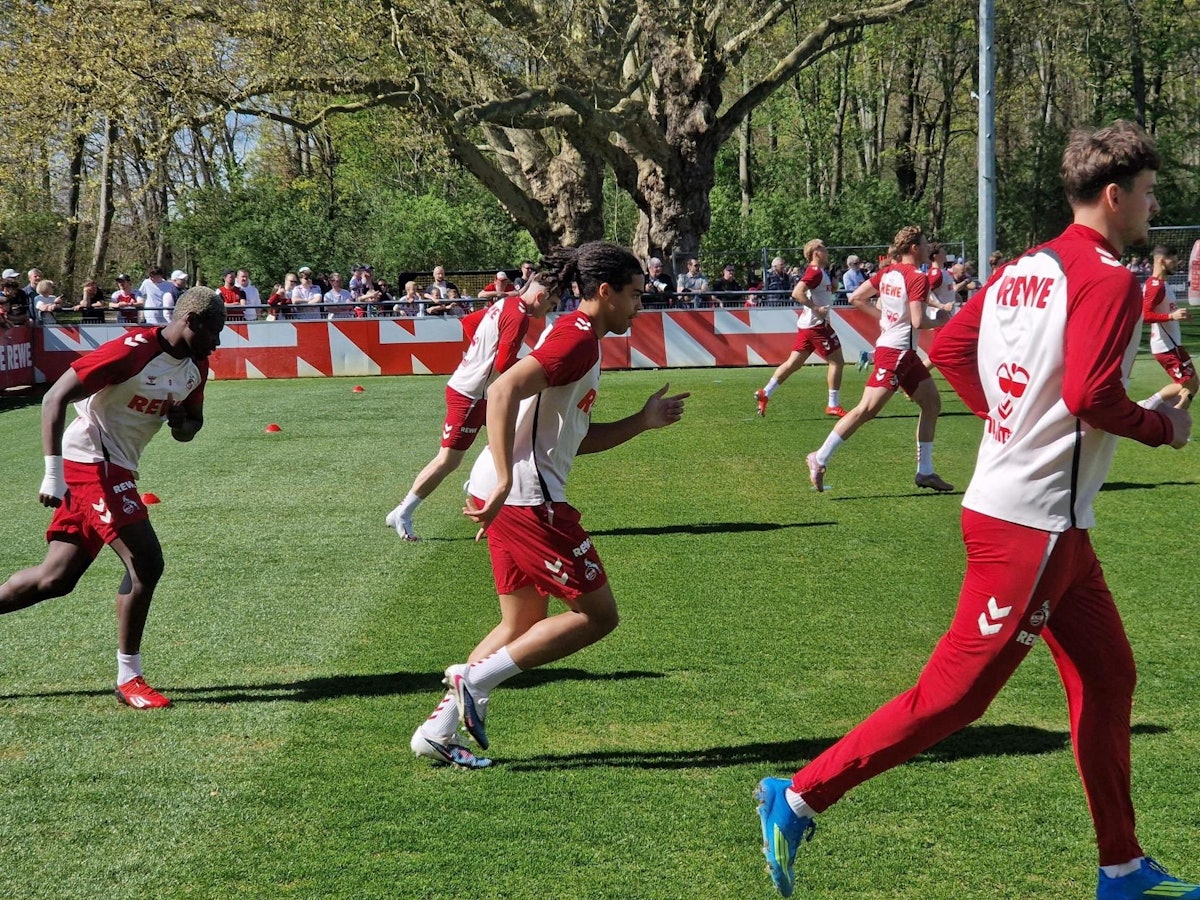 Jahmai Simpson-Pusey im Training beim 1. FC Köln.