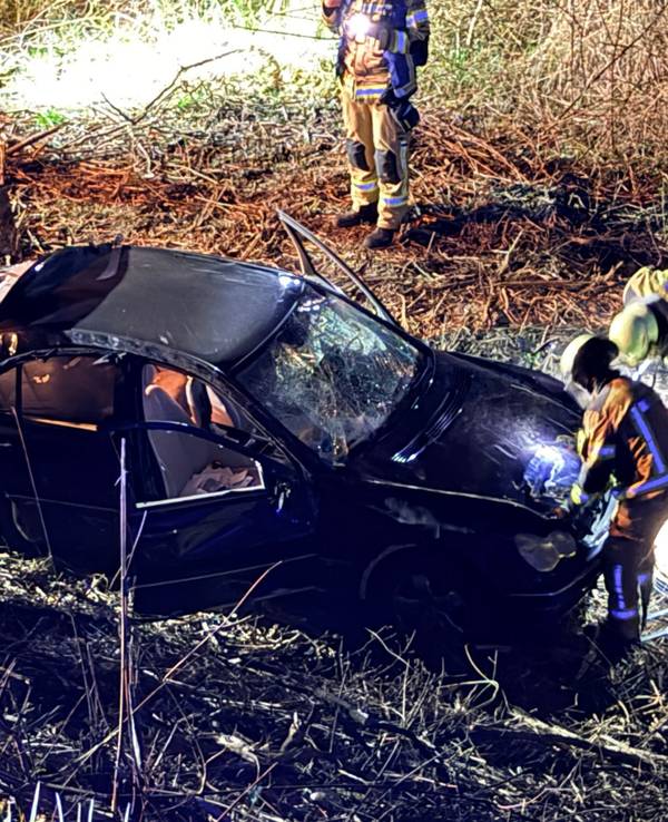 Verfolgungsfahrt endet mit Unfall