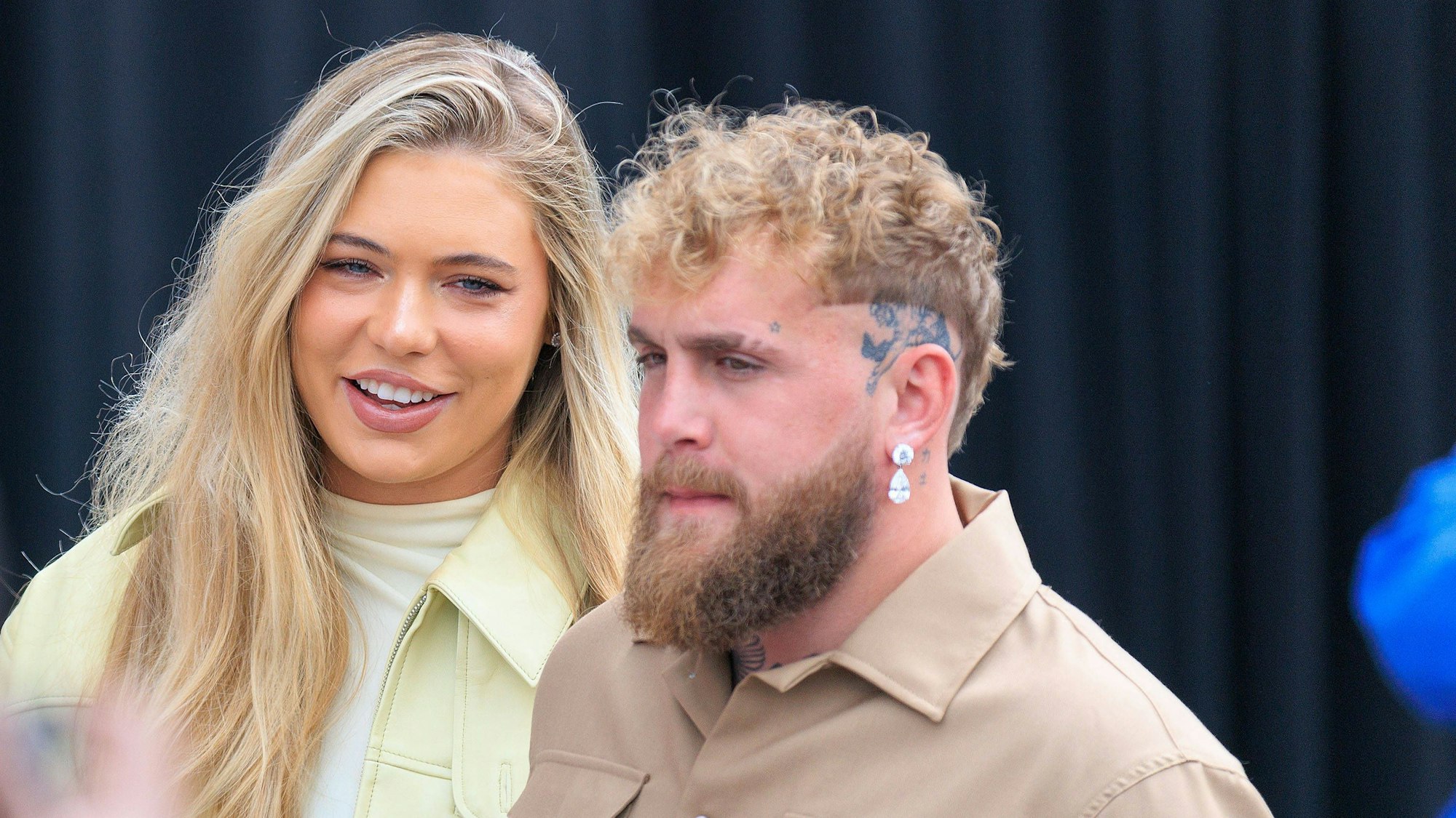 Jake Paul mit seiner Freundin Jutta Leerdam.